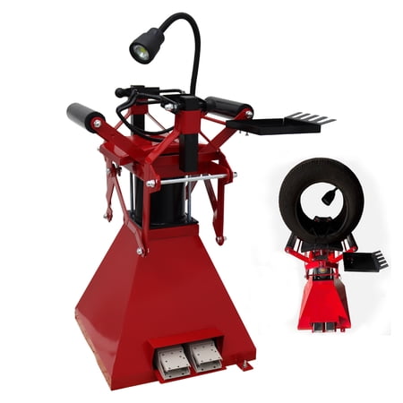 INTBUYING Tire Spreader Changer Pneumatic Tire Repair Machine with LED Lamp 220V