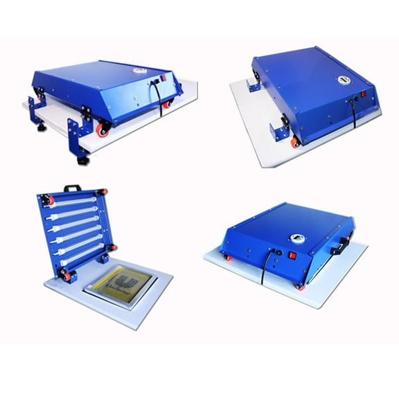 INTBUYING UV Exposure Unit Equipment LED Movavle Exposure Unit for Silk Screen Printing Movable Push Pull Type