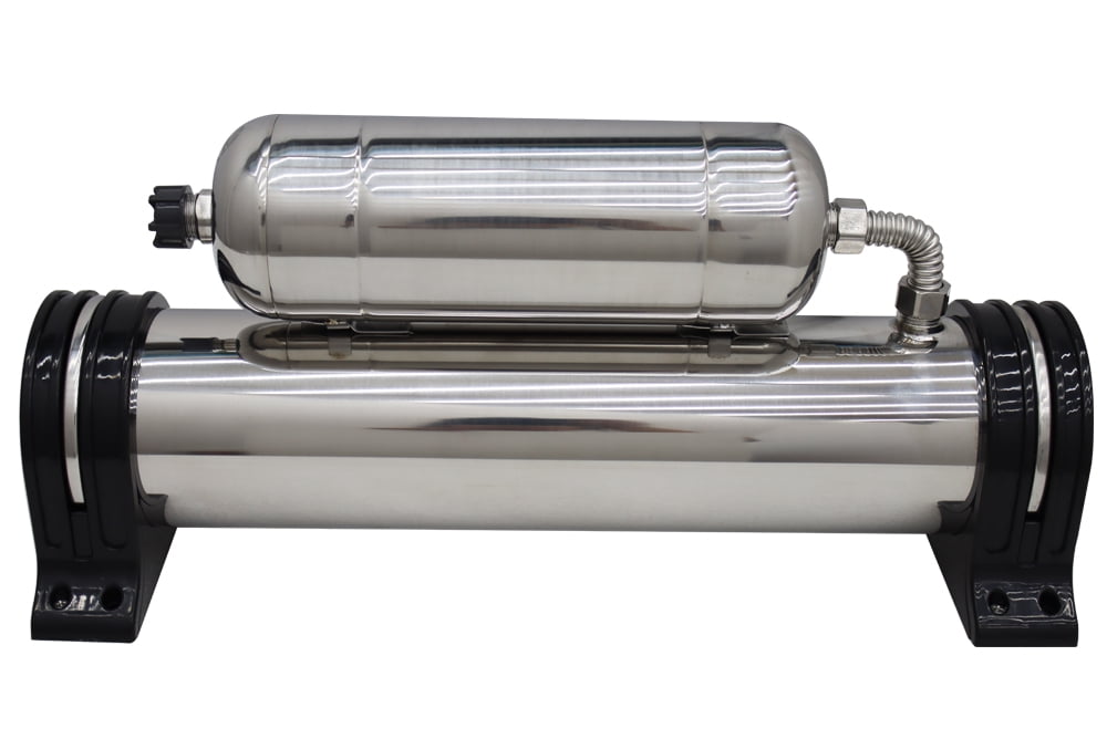 INTBUYING Vertical Stainless Steel Household Water Filter Power-free Ultra-filtered Direct Drink Whole House Water Purification 800L/H