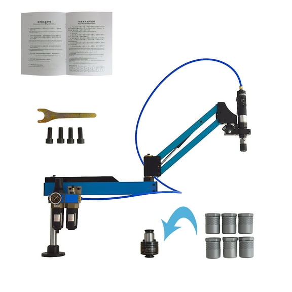 INTBUYING Vertical Type Pneumatic Air Tapping Machine Drilling Tapping Tool M3-M12 1000mm
