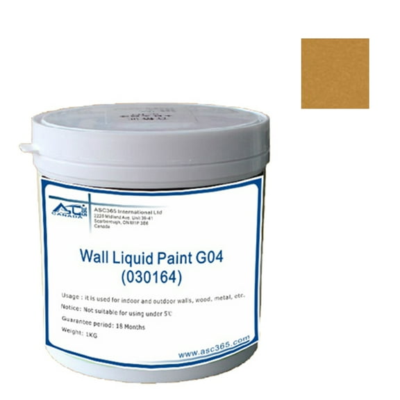 INTBUYING Wall Liquid Paint (Golden) G04 2.2lb