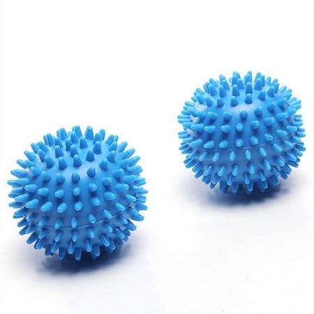 INTBUYING Wash Dryer Balls Laundry Drying Fabric Softener Reusable PVC 4pcs (Ball Rigid)