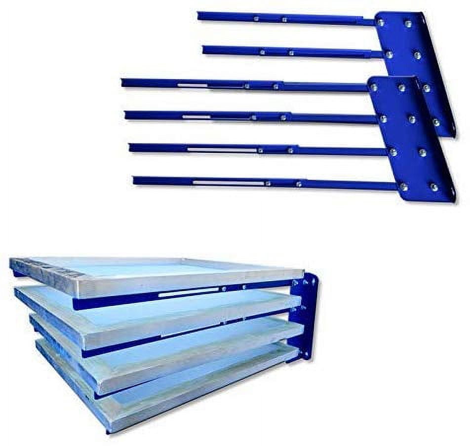 INTBUYING4 Layers Screen Rack Shelf Storage Frame Holder Screen