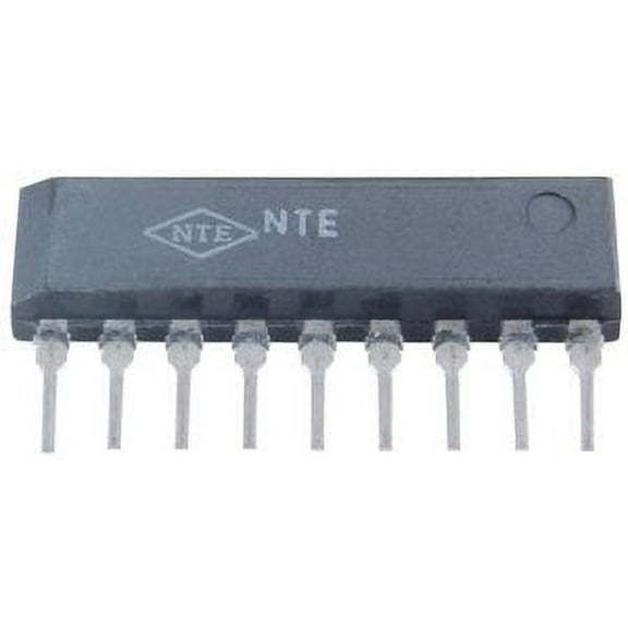 INTEGRATED CIRCUIT QUAD TRANSISTOR ARRAY 5K OHM 9-LEAD SIP - NTE1829