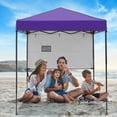 thumbnail image 1 of INTER HUT 6x4 Pop up Portable Canopy Tent, Instant Folding Sun Shelter with Carry Bag, Purple, 1 of 8