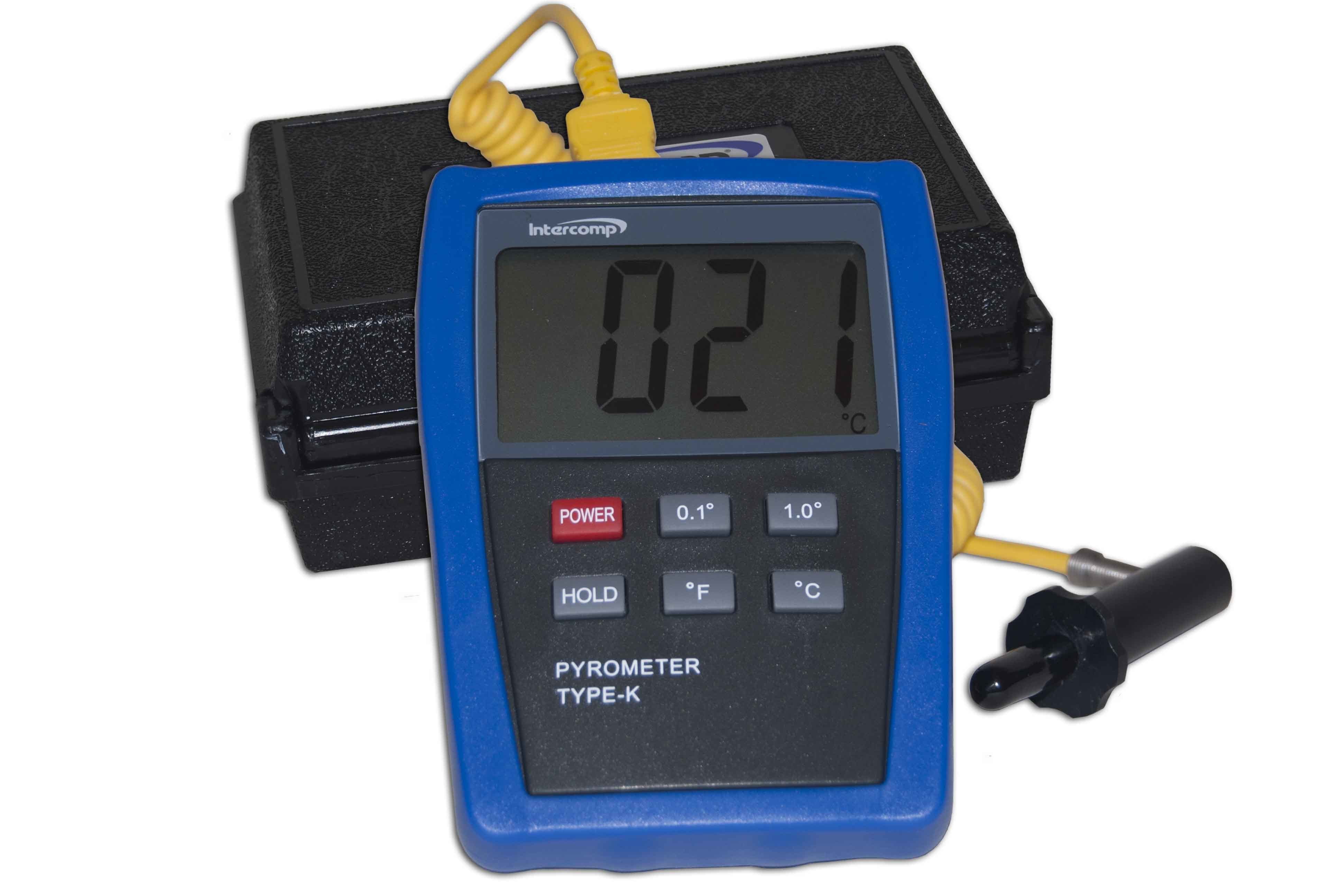 INTERCOMP Digitial Pyrometer w/Probe and Case partNumber: 360012