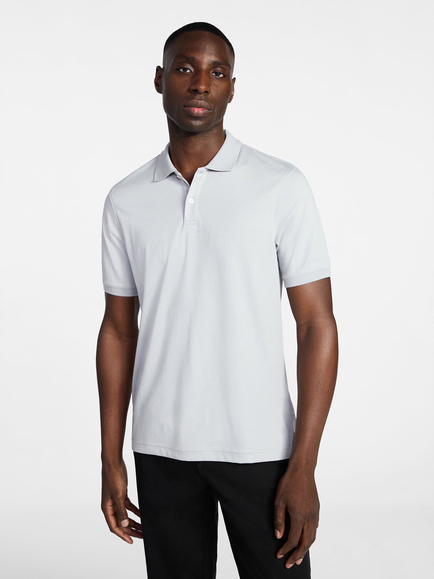 George Men's and Men's Big & Tall Short Sleeve Interlock Polo Shirt, Sizes S-5XL, LT-3XLT