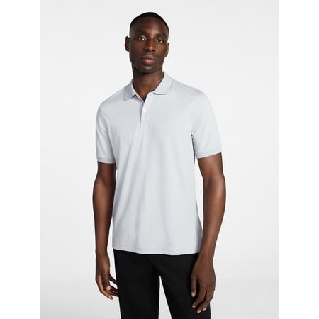 George Men's and Men's Big & Tall Short Sleeve Interlock Polo Shirt, Sizes S-5XL, LT-3XLT