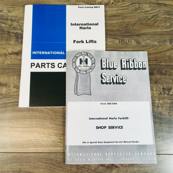 INTERNATIONAL 450 460 560 660 TRACTOR HARLO FORKLIFT SERVICE PARTS MANUAL SET IH