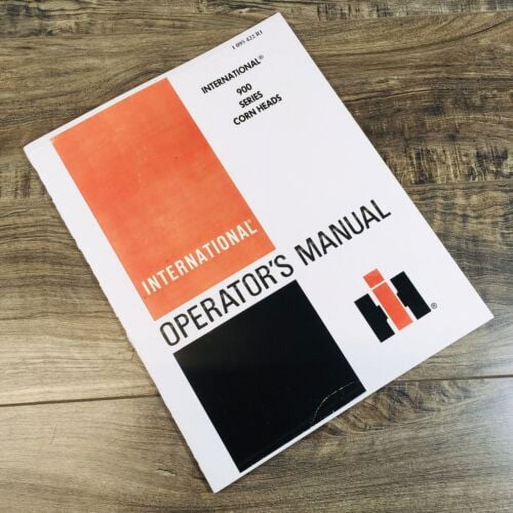 International 964 Corn Header For 1460 1480 Combines Operators Manual ...