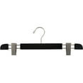 thumbnail image 1 of INTERNATIONAL HANGER Espresso Low Profile Wood Bottom Hanger, 10 Pack, 1 of 3