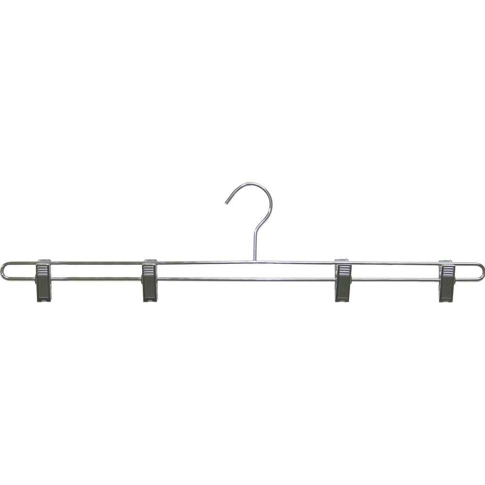 INTERNATIONAL HANGER Extra Long 22 inch Metal Bottom Hanger, 25 Pack