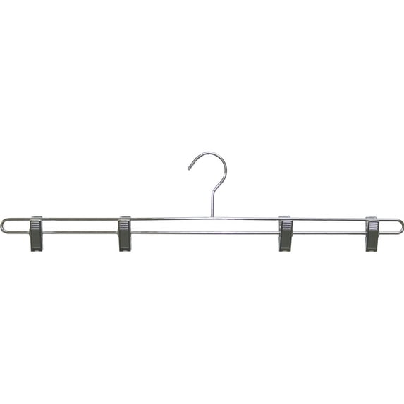 INTERNATIONAL HANGER Extra Long 22 inch Metal Bottom Hanger, 25 Pack