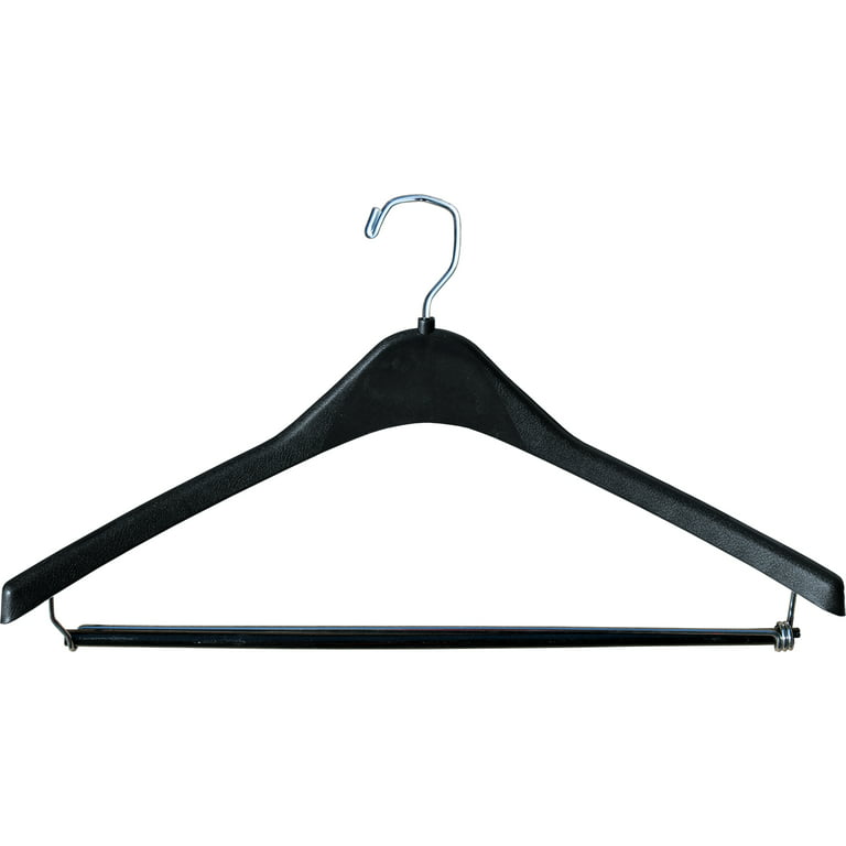 Mlici 60pc Black Clothes Hanger Connector Hooks, Heavy Duty