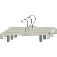 thumbnail image 1 of INTERNATIONAL HANGER Heavy-Duty Clear Plastic Bottom Hanger, 100 Pack, 1 of 2