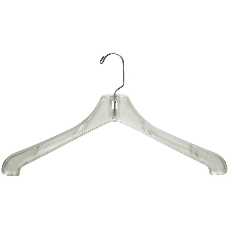 Heavy Plastic Hangers Hi Impact White