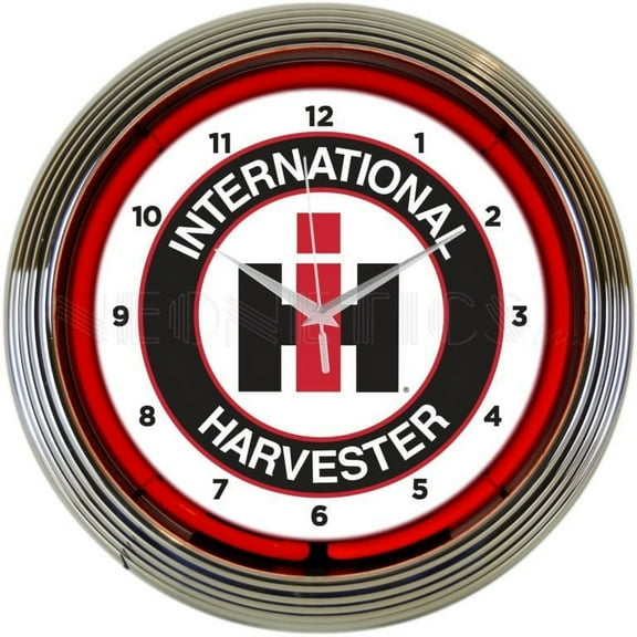 INTERNATIONAL HARVESTER NEON CLOCK 8CASEH