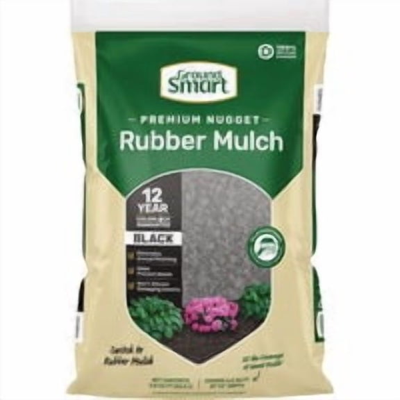 INTERNATIONAL MULCH GroundSmart Rubber Mulch - Pack of 7