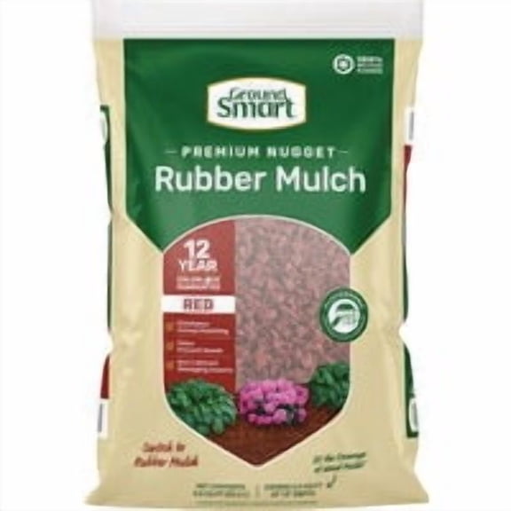 INTERNATIONAL MULCH GroundSmart Rubber Mulch - Pack of 8