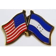thumbnail image 1 of INTERNATIONAL, USA & HONDURAS Cross Flags - Original Artwork, Expertly Designed PIN - 1.125", 1 of 1
