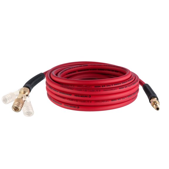 INTERTOOL 1/4 x 25ft Hybrid Polymer Air Hose with Reinforced Layers PT08-1761