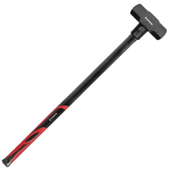 INTERTOOL 10 lbs Sledge Hammer, 33" Shock Absorbing Handle HT08-0245