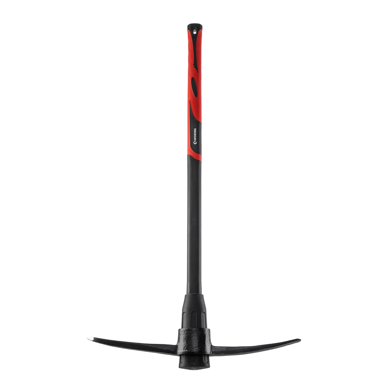 INTERTOOL 5-Pound Pick Mattock, Gardening Pickaxe with 36-inch Fiberglass Handle HT08-0305