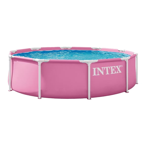 Intex 28295EP 10' x 30" Metal Frame Round Above Ground Swimming Pool - Pool Only