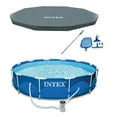 thumbnail image 1 of INTEX 12'x30" Metal Frame Above Ground Pool, Filter, Cover & Cleaning Kit, 1 of 13