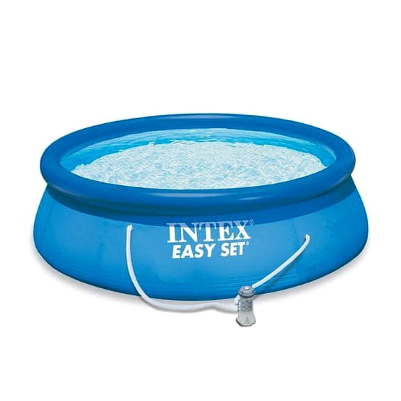 INTEX 15' x 48" Easy Set Swimming Pool Kit w/ 1000 GPH GFCI Filter Pump |54915EG