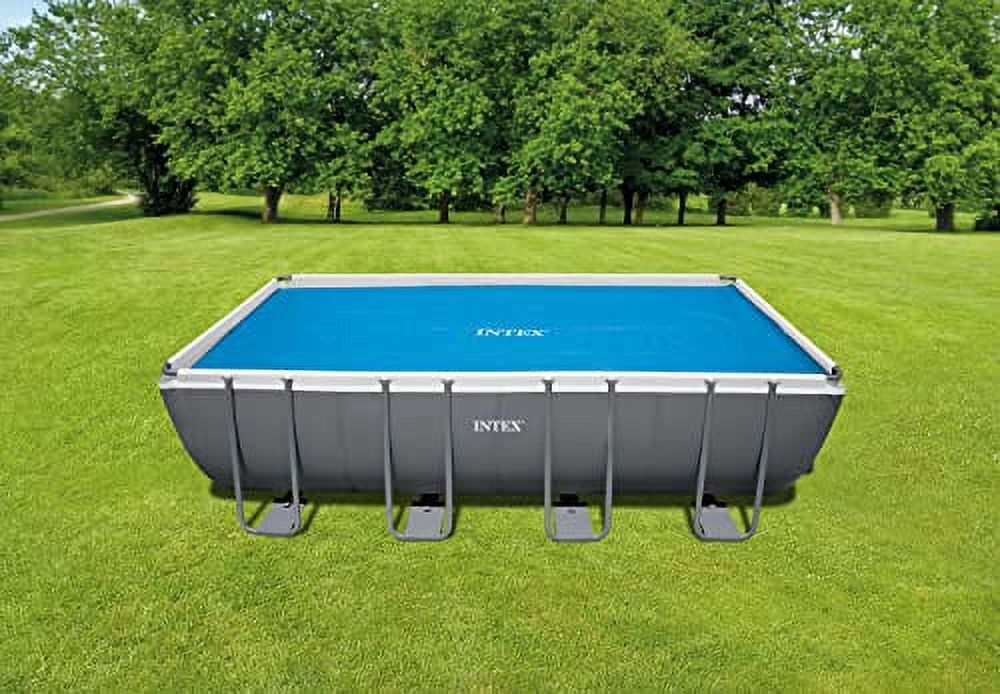 INTEX 28016E Solar Pool Cover For 18ft Rectangular Frame Pools