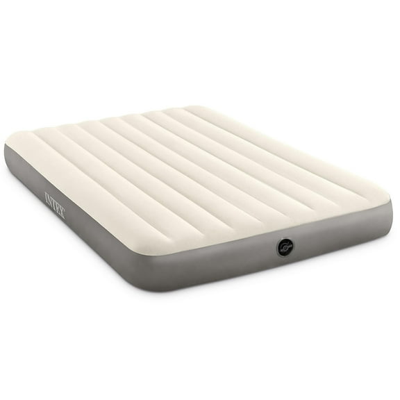 Intex Dura-Beam Standard Air Mattress - Queen, 10 in Height, 600 lb Capacity, Pump Not Included