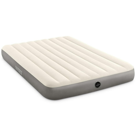 Intex Dura-Beam Standard Air Mattress - Queen, 10 in Height, 600 lb Capacity, Pump Not Included
