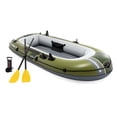 thumbnail image 1 of INTEX 66332EP Seahawk 2 Inflatable Boat Set with 48" Oars, Pump, & Fishing Rod Holders, 1 of 12