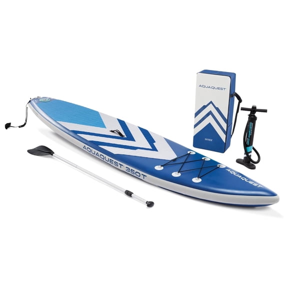INTEX 68247EP AquaQuest 350T 10ft Inflatable Paddle Board Touring Set
