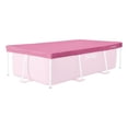 thumbnail image 1 of INTEX 7.2ft x 4.9ft Pool Cover for Rectangular Metal Frame Outdoor Swimming Pool, Pink, 1 of 6