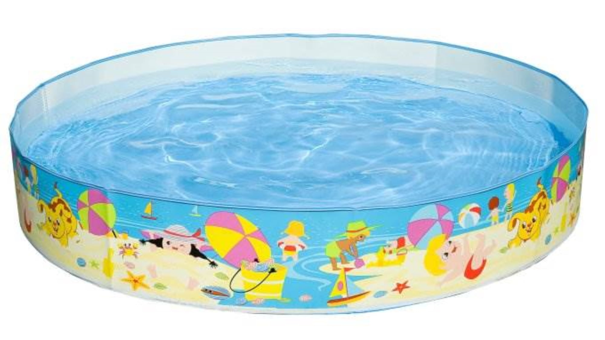 Intex 5 ft Round Multicolored Vinyl Snapset Pool
