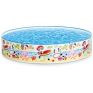 Bluescape 10ft Blue Inflatable Rectangular Family Pool, Age 6 & Up ...