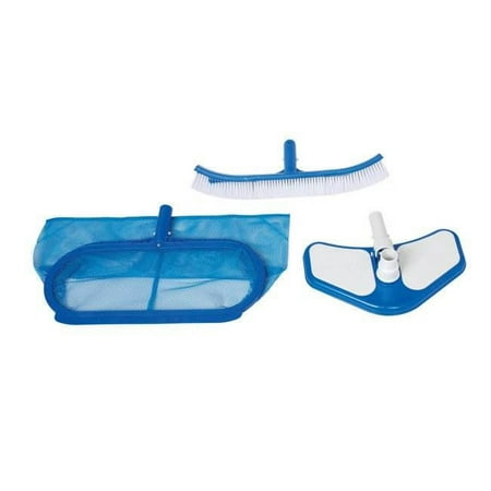 INTEX Deluxe Cleaning Maintenance Swimming Pool Kit w/ Vacuum Head | 29057E