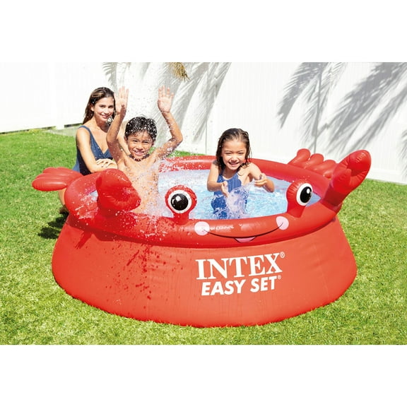 INTEX Easy Set 6ft x 20in Inflatable Ring Above Ground Swimming Pool