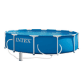 thumbnail image 1 of INTEX Metal Frame 12ft x 30in Above Ground Swimming Pool Set w/ Filter Pump, 1 of 8