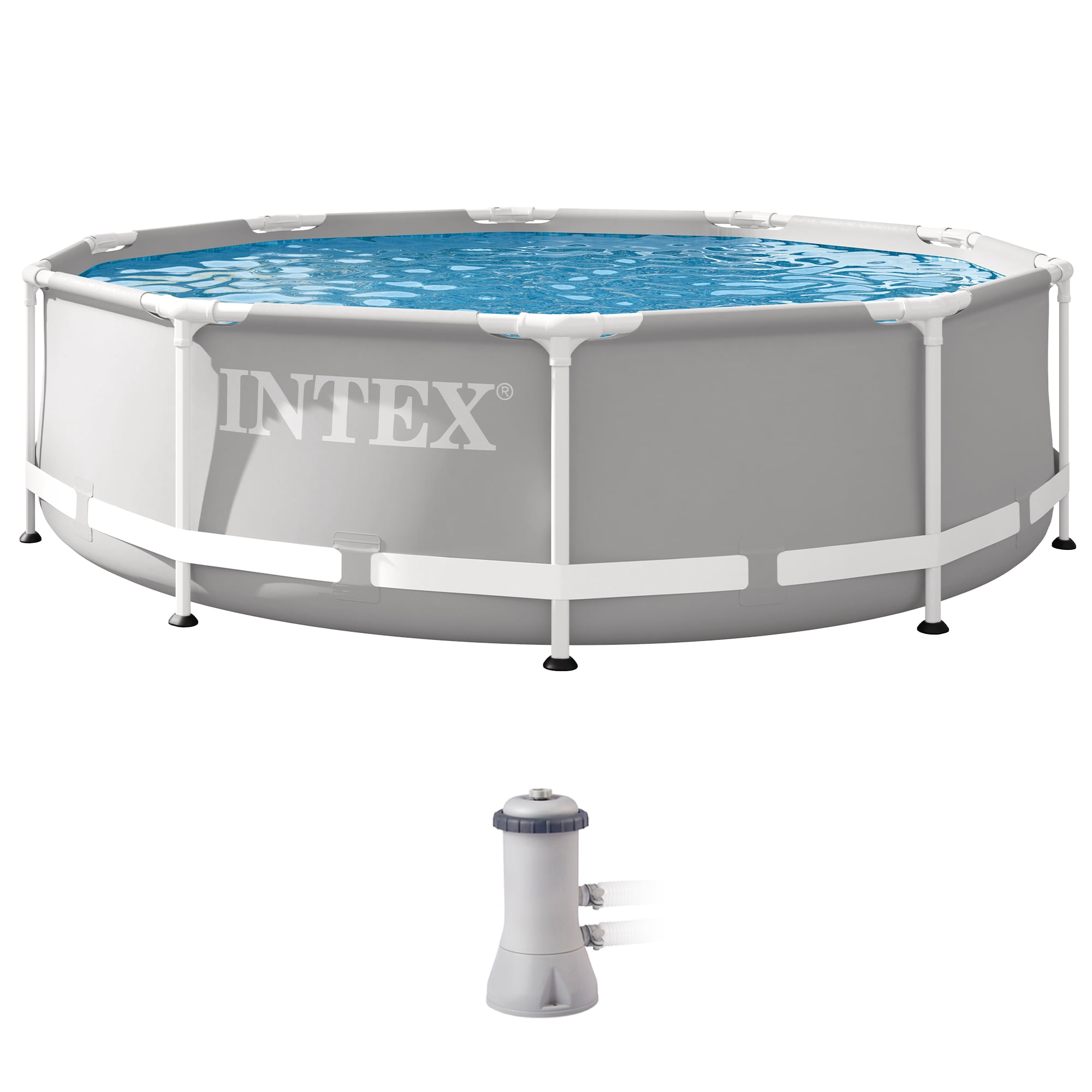 イオンヌ15　happy様 INTEX Prism Frame Above Ground Pool Set, 15'x48