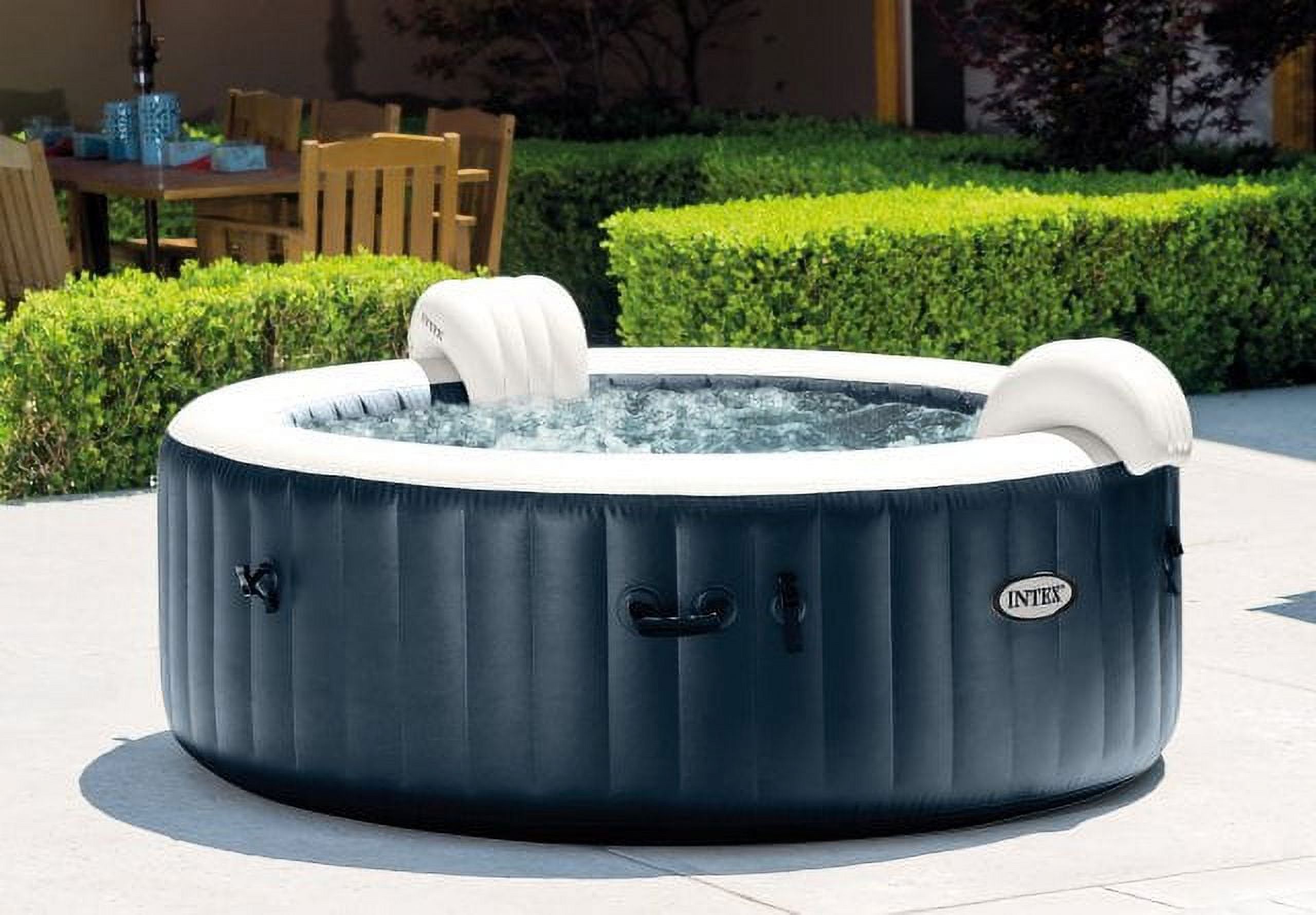 INTEX PureSpa™ Plus Bubble Inflatable Hot Tub Set - 4 Person Spa with Energy Efficient Spa Cover - image 1 of 16