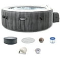 thumbnail image 1 of INTEX PureSpa Plus Greywood Deluxe 4 Person Inflatable Spa w/ Jets, 1 of 10