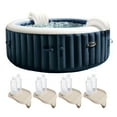 thumbnail image 1 of INTEX PureSpa Plus Portable Inflatable Spa & Attachable Snack Tray (4 Pack), 1 of 10