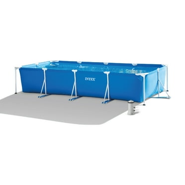 Open Box Intex 14’ x 33” Rectangular Above-Ground Swimming Pool with Frame