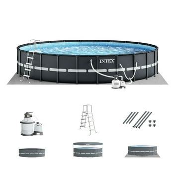 INTEX Ultra XTR 14’ x 42” Round Above Ground Pool Set w/ Filter Pump
