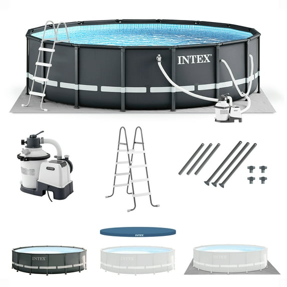 INTEX Ultra XTR 14ft x 42in Above Ground Swimming Pool Set w/ Filter Pump