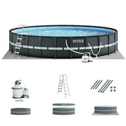 INTEX Ultra XTR 18ft x 52in Round Above Ground Pool Set, Sand Filter Pump