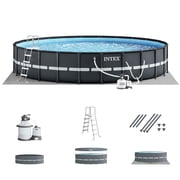 INTEX Ultra XTR 18ft x 52in Round Above Ground Pool Set, Sand Filter Pump